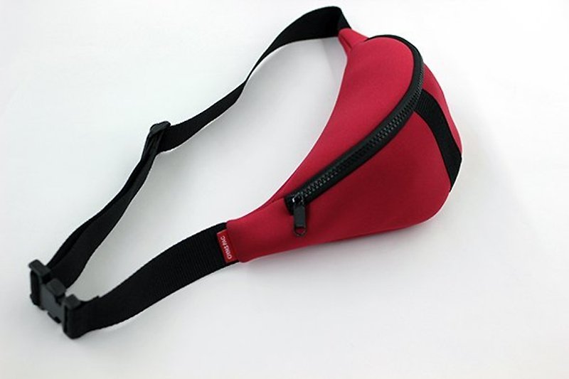 Banana Thunderbolt Waist Bag/Crossbody Bag - Messenger Bags & Sling Bags - Waterproof Material Red