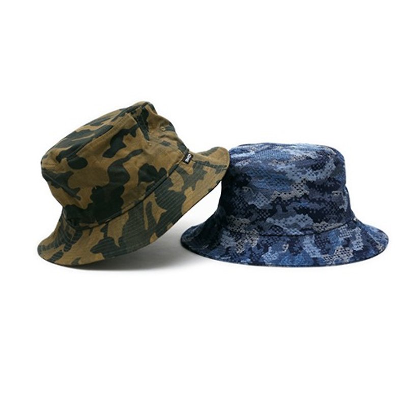 Filter017- 漁夫帽 - Camouflage Bucket Hat 迷彩系列休閒漁夫帽 - 帽子 - 其他材質 多色