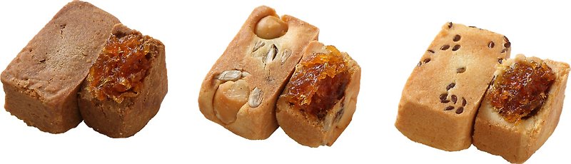 10入綜合法式鳳梨酥 - 蛋糕/甜點 - 新鮮食材 橘色