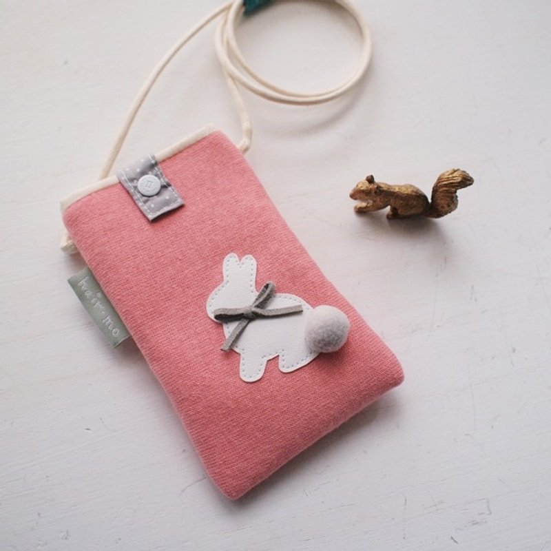 hairmo. Grass rabbit harness mobile phone sets / Action Power set - Orange (iphone / htc / samsung) - Phone Cases - Paper Pink