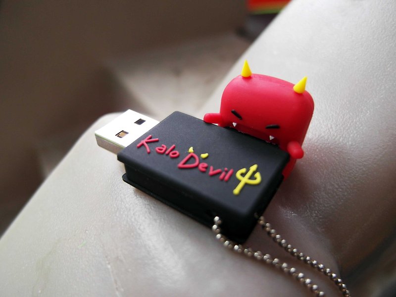 KALOクリエイティブリトルデビルフラッシュドライブ16GUSBクリスマスハロウィーンの誕生日 - USBメモリー - シリコン 多色