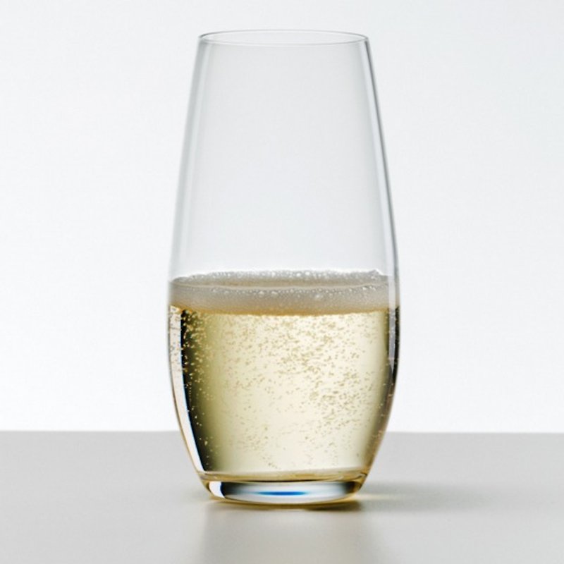 264cc【オーストリアリーデルクリスタルカップは「リーデルO新しいシャンパンをレタリングすることができます - ワイングラス・酒器 - ガラス グレー