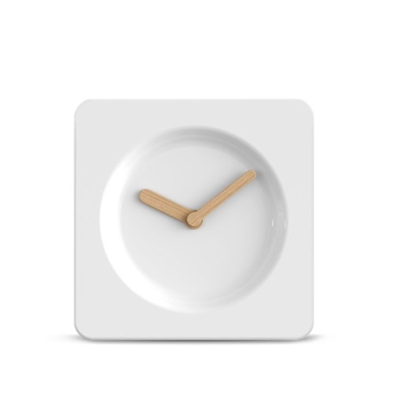 タイル時計 | WOOW COLLECTION - 時計 - その他の素材 ホワイト