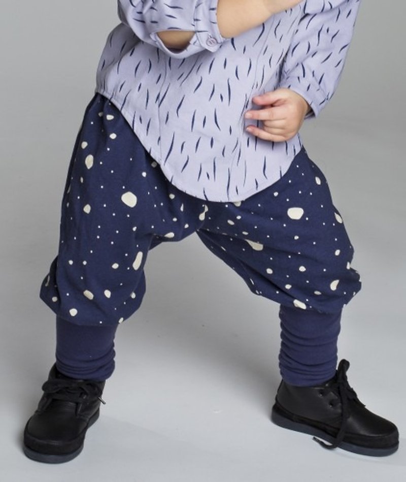 2014秋冬 koolabah 滿版白色點點氣球褲 - 其他 - 棉．麻 藍色