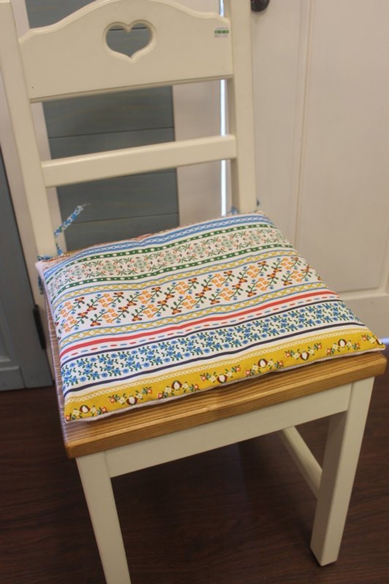 Oleta's hand-made groceries [folk wind map 驣 chair cushion] exclusive buyer Zeng Miss order area - Other - Cotton & Hemp Yellow