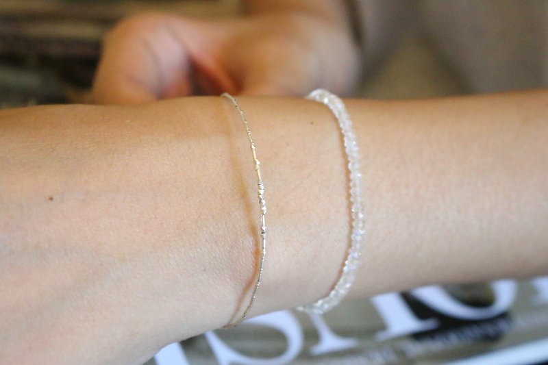 Silver bracelet 0752 snow - Bracelets - Sterling Silver Silver