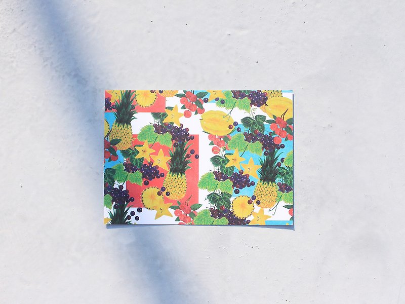 [The MAMA's Closet] pack a love of Taiwan / postcard / fruit are - การ์ด/โปสการ์ด - กระดาษ หลากหลายสี