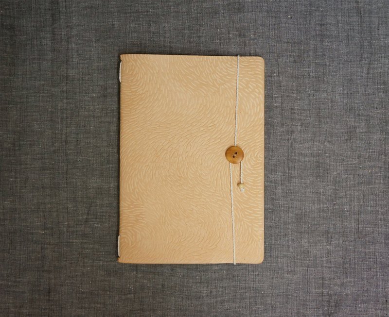 ☚ 穿著皮外套的本子_ A5筆記本 _ 動物毛紋款 ☛ - Notebooks & Journals - Genuine Leather Brown