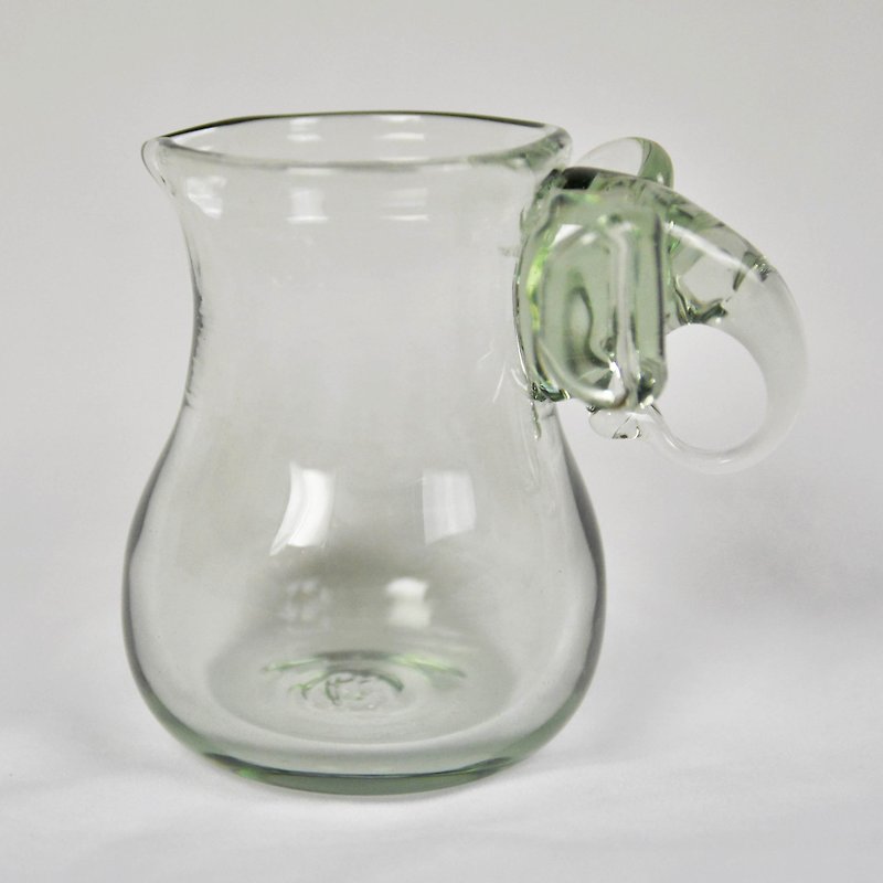 Recycling glass of milk a small pot / honey pot _ _ elephant fair trade - Cookware - Glass White