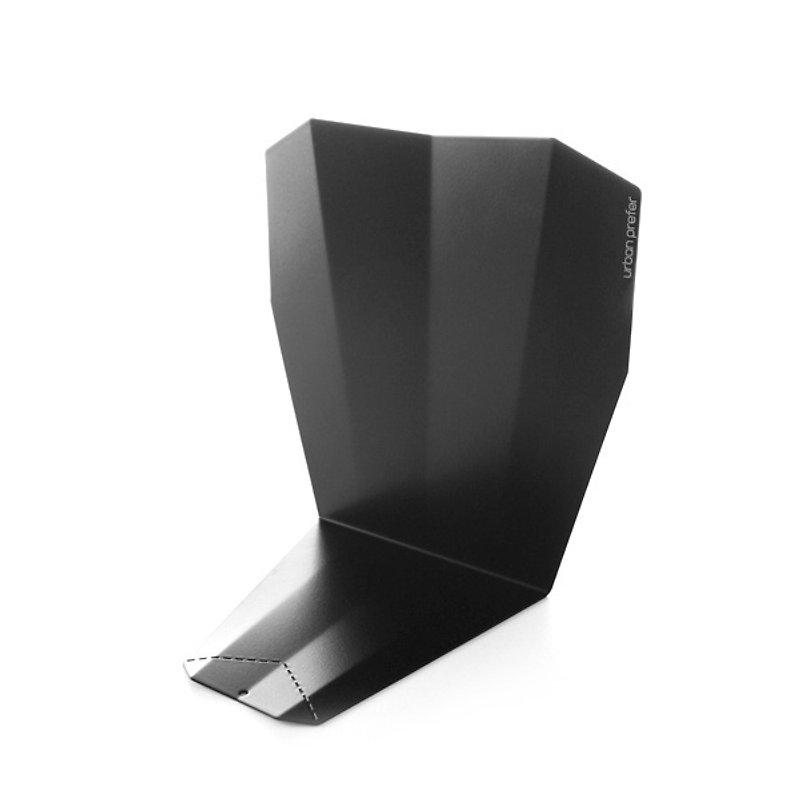 Paper Airplane Bookend (L)-Black - Other - Other Metals Black