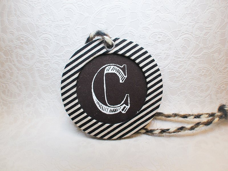 ::Simple New York:: Light Travel Handmade Round Tag Customized Limited Edition - Luggage Tags - Other Materials Black