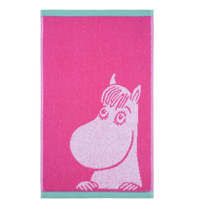 Finlayson Moomin Lulu Rice Girlfriend Hand Towel/Towel (Pink) Valentine's Day Gift - ผ้าขนหนู - ผ้าฝ้าย/ผ้าลินิน สึชมพู