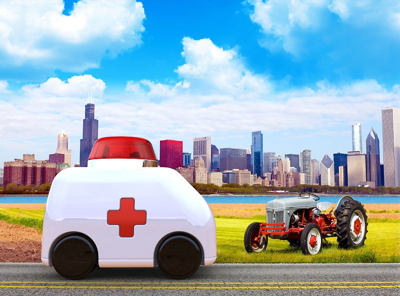 Ambulance創意隨身碟 8GB - 其他 - 塑膠 紅色