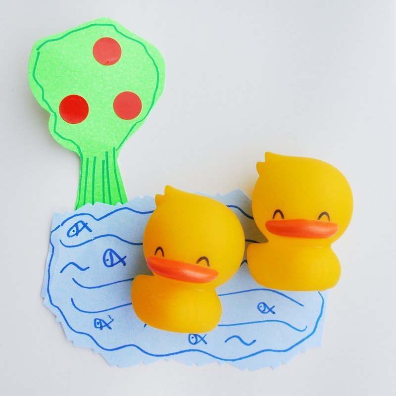 Luck Dommy Duck-Fridge Magnets - Magnets - Plastic Yellow