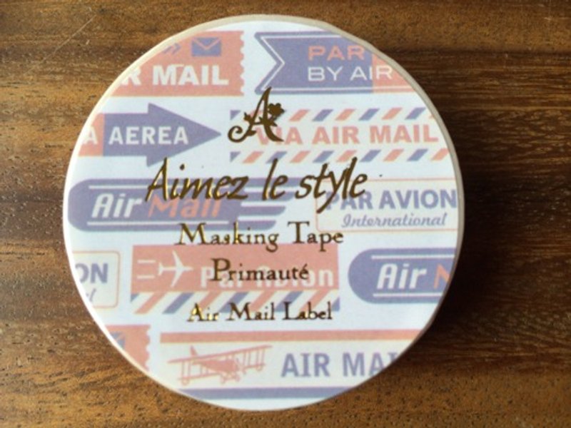 Aimez le style紙膠帶-航空郵件 (A02952) - 紙膠帶/和紙/PET - 紙 多色