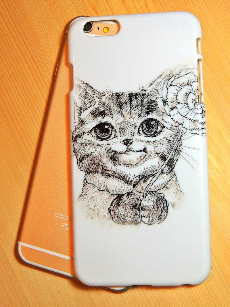 David Painted Cat_Limited Phone Case_Season of Thanksgiving iPhone i5.i6s,i6splus /Android Samsung Samsung, HTC, Sony designer phone case/protective case/ cat phone case - เคส/ซองมือถือ - พลาสติก สีม่วง