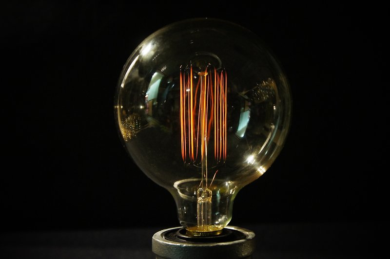 Edison-industry industrial wind Edison bulb dream big bubble fireworks retro styling - โคมไฟ - แก้ว สีเหลือง