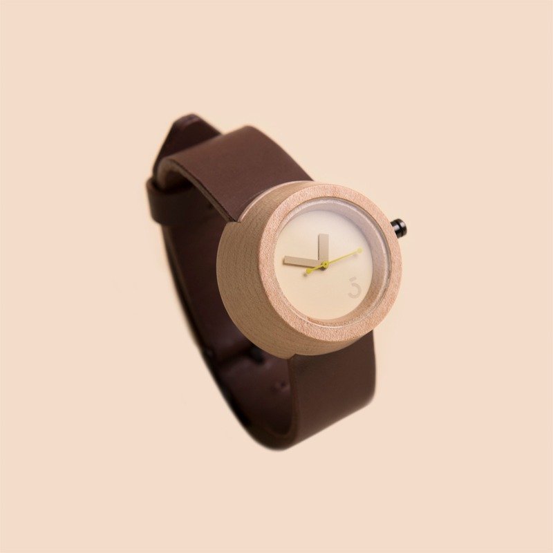 Lima Watch Pagi Maple Choco - 女錶 - 木頭 咖啡色