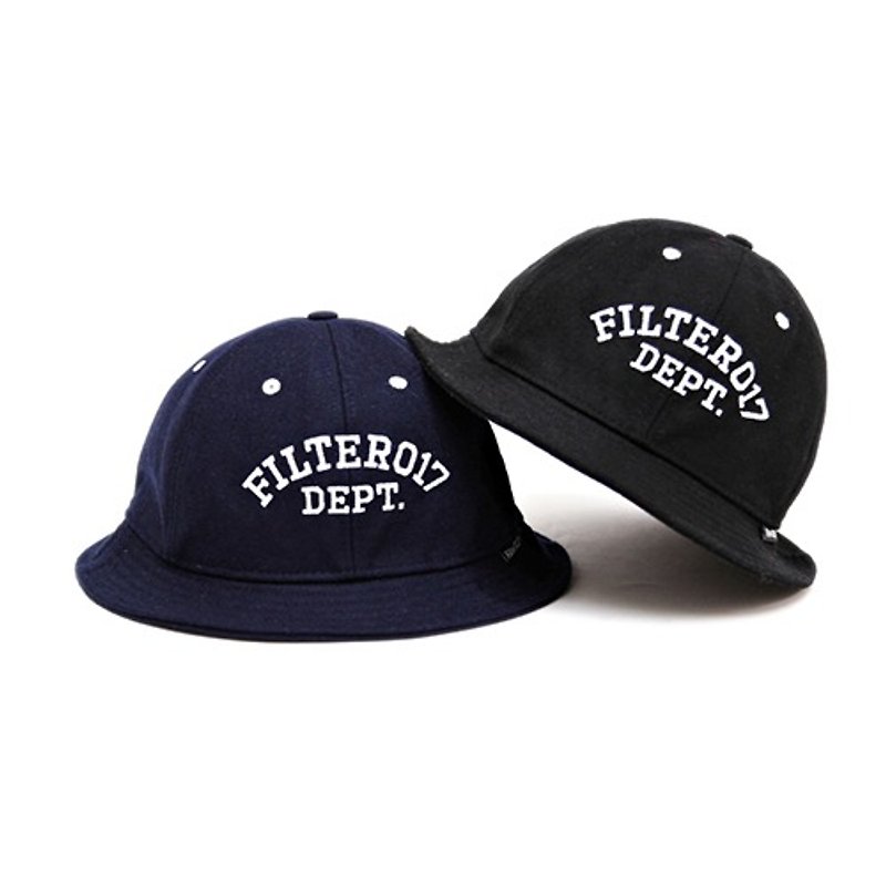 Filter017  - 帽子 - ウールロゴバケットハットウールドーム漁師の帽子 - 帽子 - 刺しゅう糸 ブルー