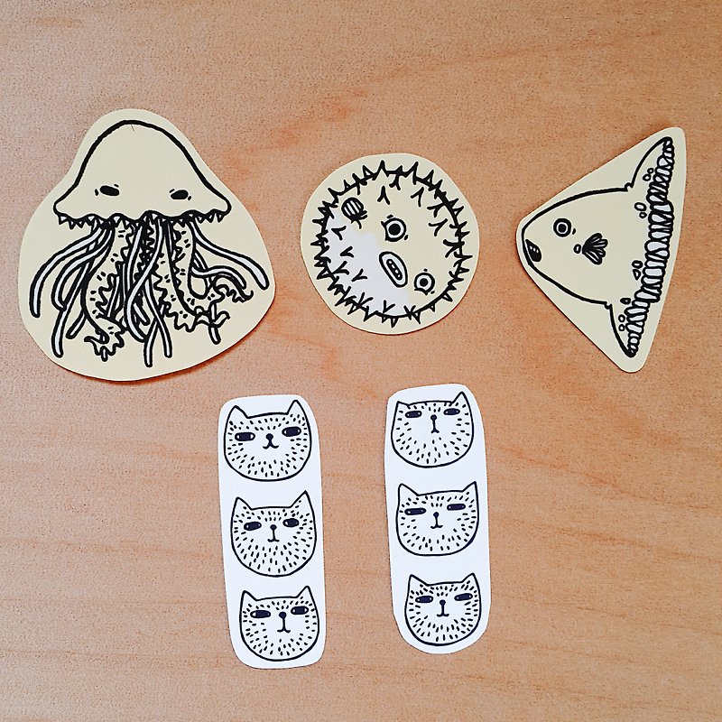 Transparent stickers - Stickers - Waterproof Material White