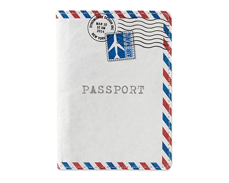 Mighty Passport Cover Passport Cover-Airmail - ที่เก็บพาสปอร์ต - วัสดุอื่นๆ ขาว