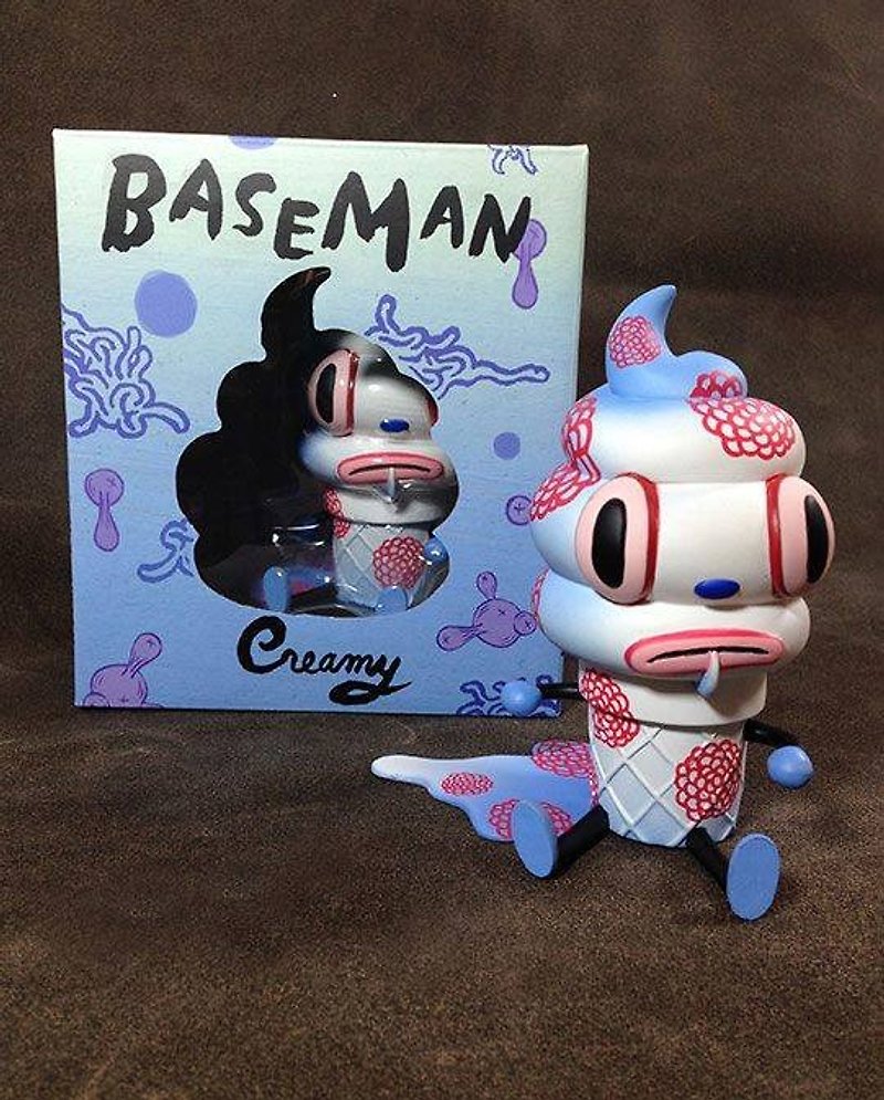 Gary BASEMAN: Creamy white porcelain limited edition signature of the author - Posters - Plastic White