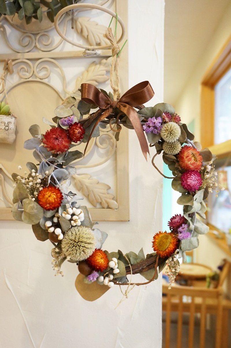 Dried wreaths - Autumnal Equinox - Plants - Other Materials Green