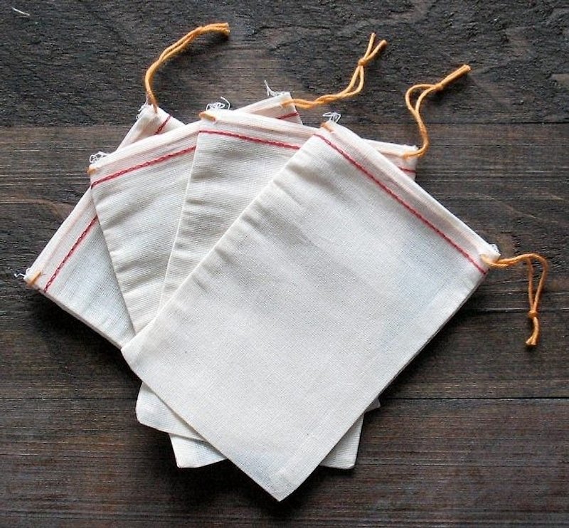*People Tutu 自選品-素胚布 束口袋系列 (大; 5個一組) - 包裝材料 - 其他材質 白色