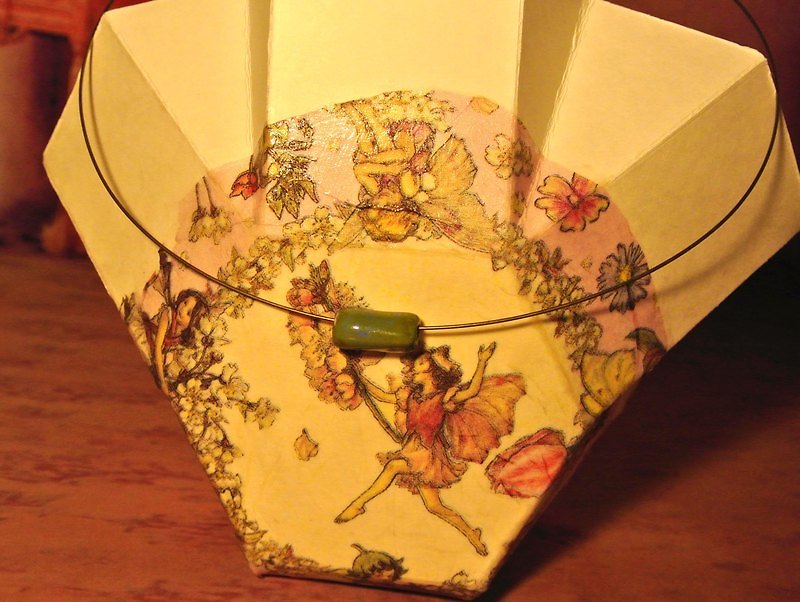 【 日式抹茶 】項鍊 陶瓷 白瓷 純銅 禮物 限量一只 手工 禮物