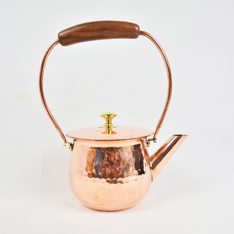 銅壺＿提油燈的小工匠＿公平貿易 - 茶壺/茶杯/茶具 - 其他金屬 金色