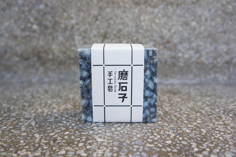 Handmade Taiwan Terrazzo Soap 台灣磨石子手工皂 - 黑色 - 肥皂/手工皂 - 其他材質 黑色