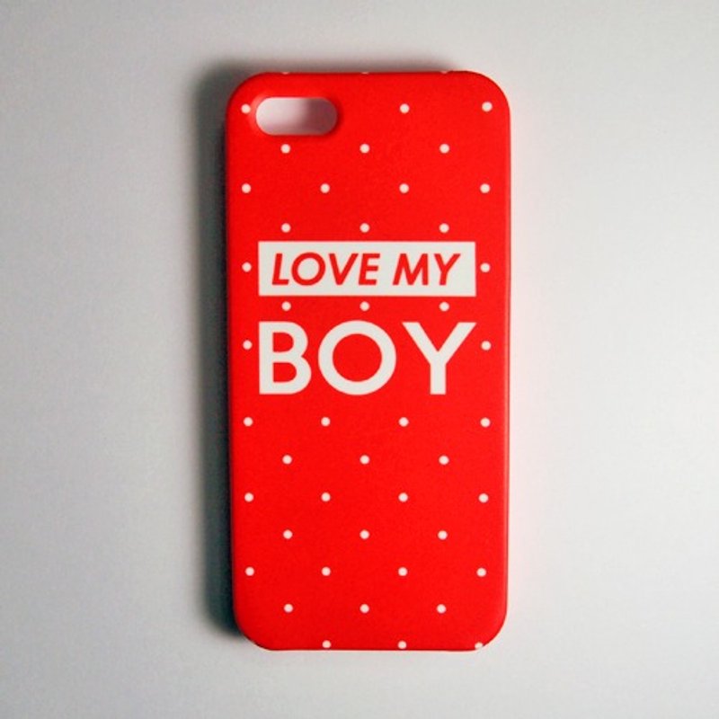 SO GEEK 手機殼設計品牌 THE LOVE MY LOVE GEEK 2015 繽紛圓點款 (紅) - 手機殼/手機套 - 塑膠 紅色