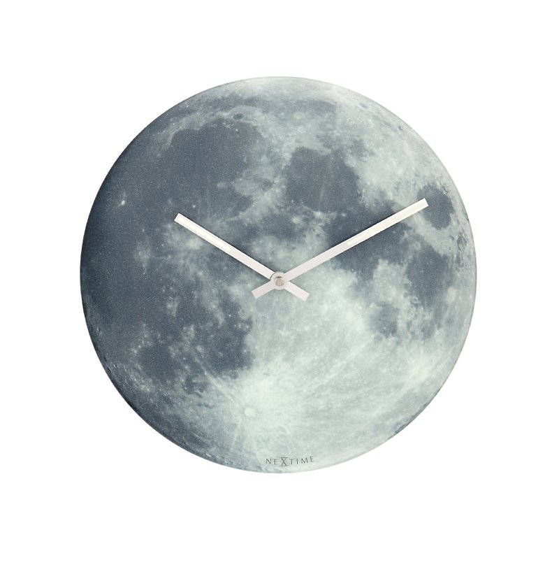 NeXtime - Blue Moon Moon Clock - Clocks - Glass 