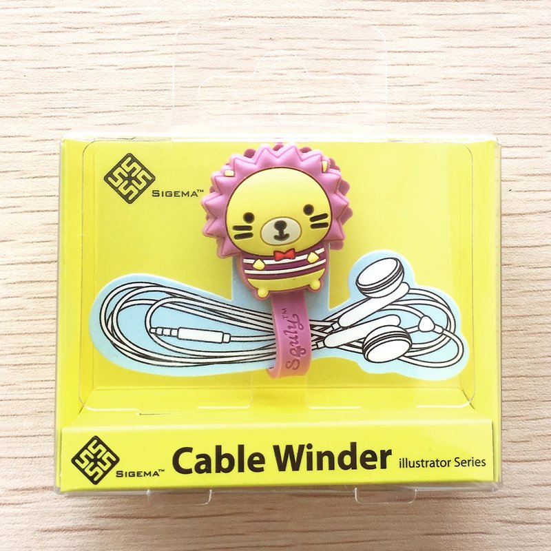 Cable Winder (Cely) (D025SQE) - ที่เก็บสายไฟ/สายหูฟัง - พลาสติก สึชมพู