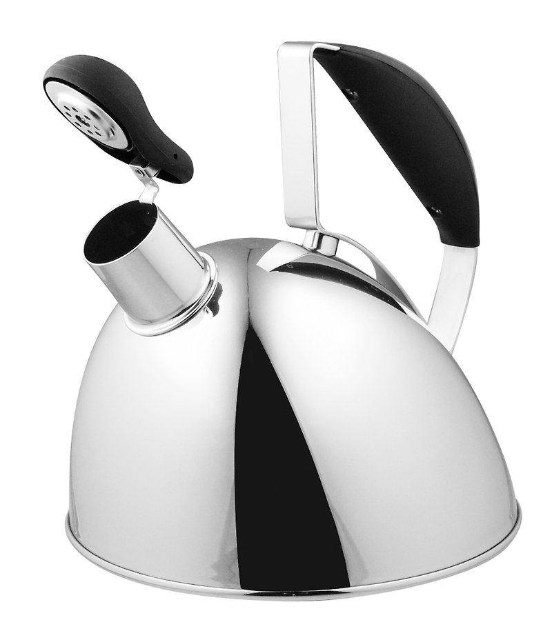 OSICHEF Mermaid Stainless Steel Flute Teapot - Black / 2.3L - เครื่องครัว - โลหะ สีดำ