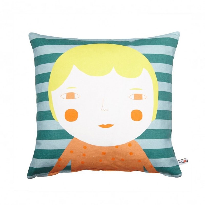 Elfie Cotton Throw Pillow-Blond | Donna Wilson - Pillows & Cushions - Cotton & Hemp Green