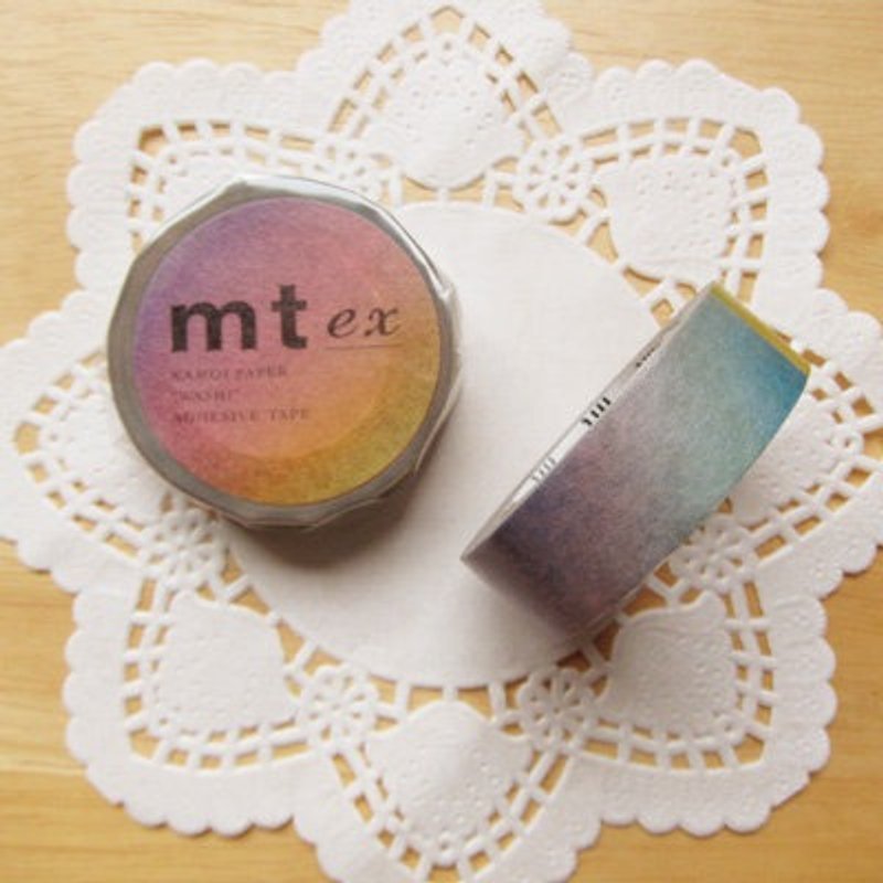 mt 和紙膠帶 mt ex【漸層(MTEX1P67)】 - 紙膠帶 - 紙 紫色