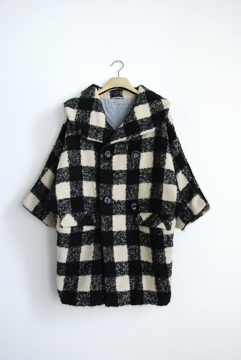 Vintage wool coat sleeve flying squirrel - Women's Casual & Functional Jackets - Other Materials 