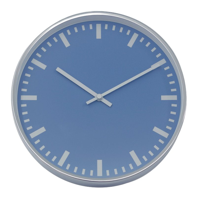 Ocean Blue (blue world) Clock - นาฬิกา - โลหะ สีเทา