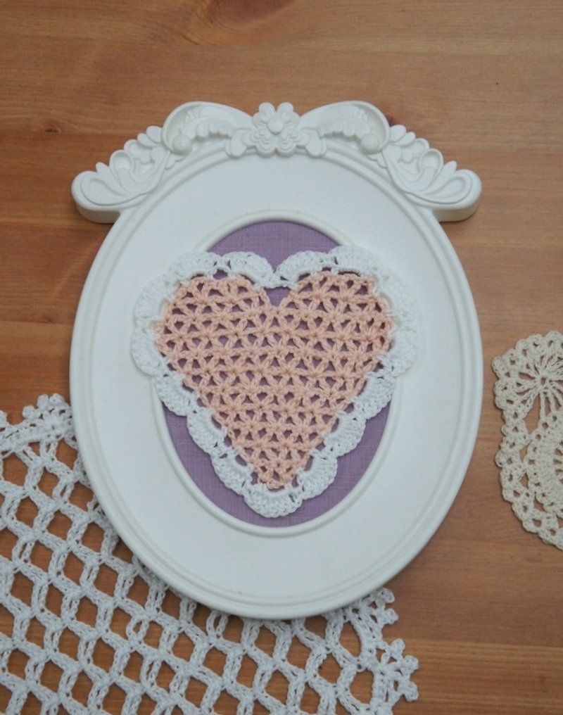 Romantic lace wind table mat/teapot mat - Coasters - Other Materials 