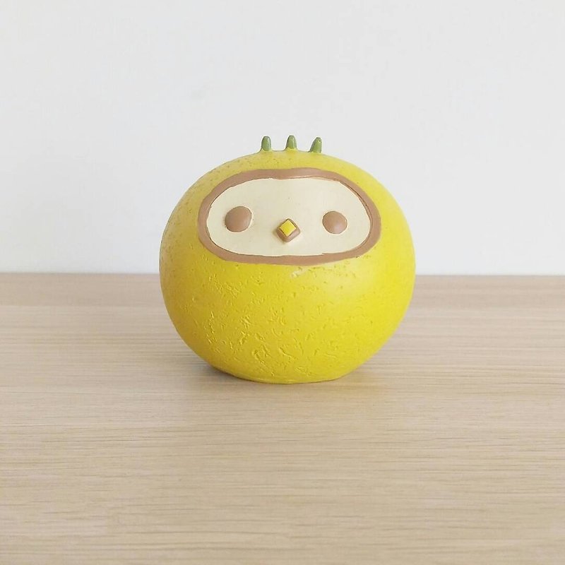 Owl tabletop decoration - ของวางตกแต่ง - เรซิน สีเหลือง