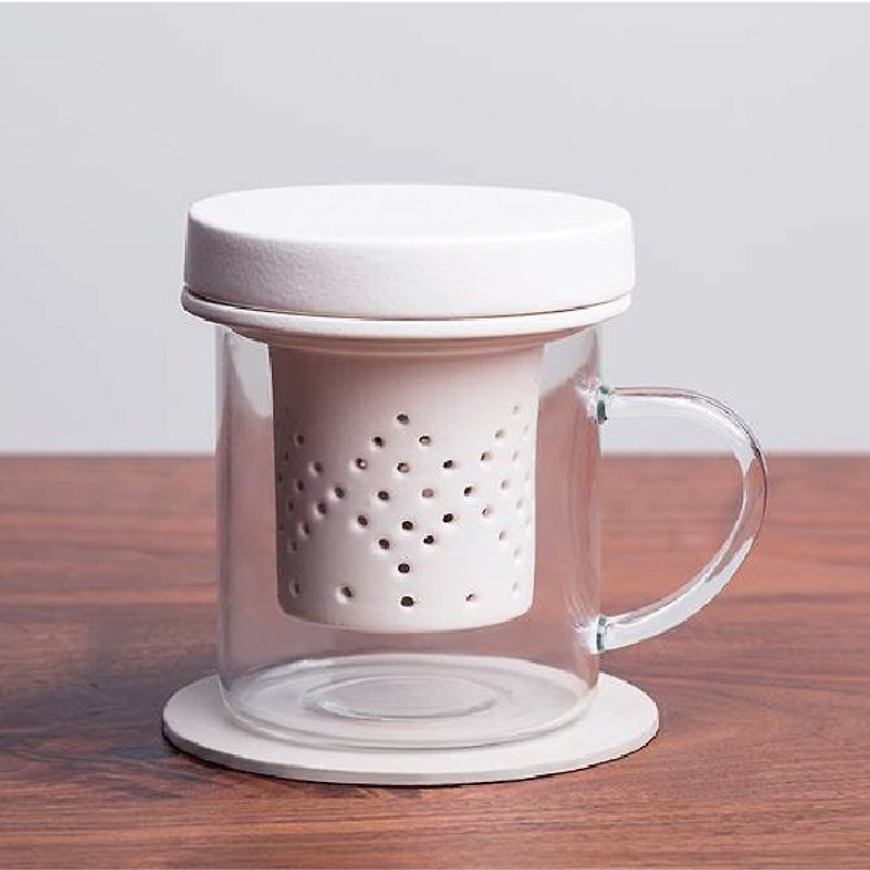 【無藏嚴選】獨茶個人茶器組合-手感系列 - 茶具/茶杯 - 陶 咖啡色