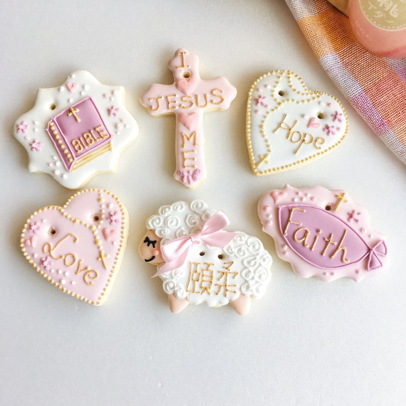 [Warm sun] saliva cream biscuits ❥ Eden female baby models ❥ pure hand-painted creative design gift box 6 groups**Please contact us before ordering** - Handmade Cookies - Fresh Ingredients 