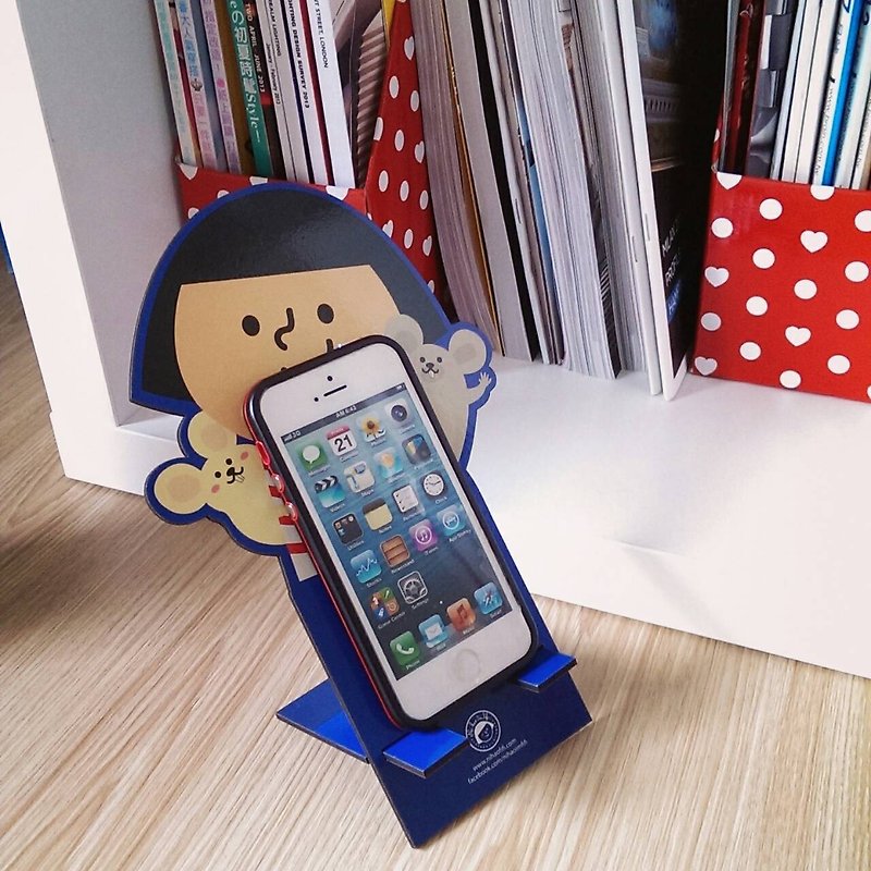 Ni Hao, I am FiFi Cute and Lightweight Wooden Convenience Stand - อื่นๆ - ไม้ สีน้ำเงิน