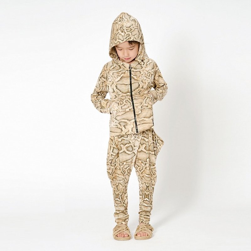 【Swedish Children's Clothing】Moisture-absorbent and breathable hooded jacket 1 to 8 years old - เสื้อโค้ด - ผ้าฝ้าย/ผ้าลินิน สีนำ้ตาล