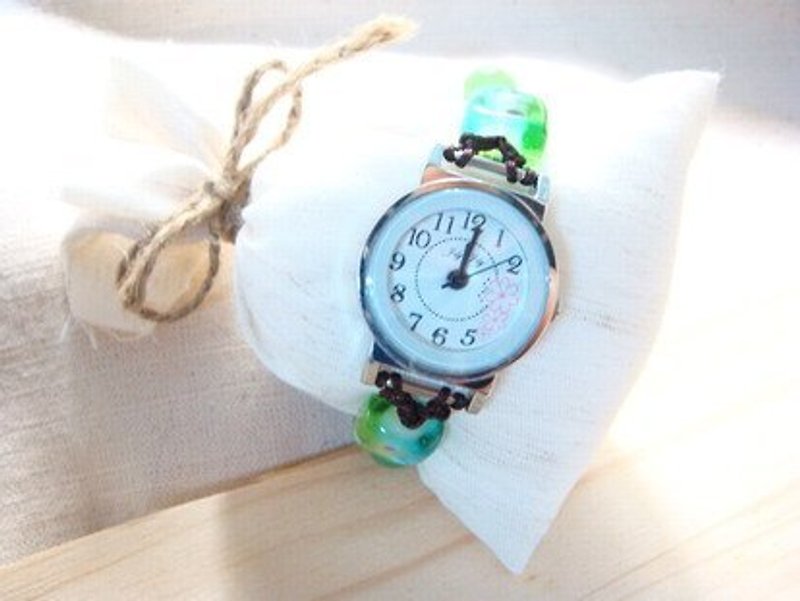 ユズ・リン・リウリ-時計-デザイン-パターン - 腕時計 - ガラス 多色