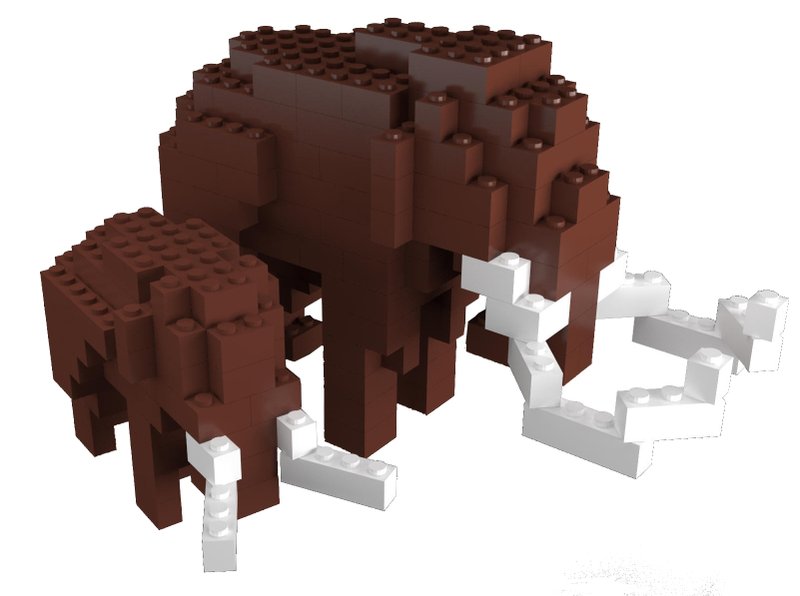 積木大師-長毛象(MAMMOTH) - 其他 - 塑膠 