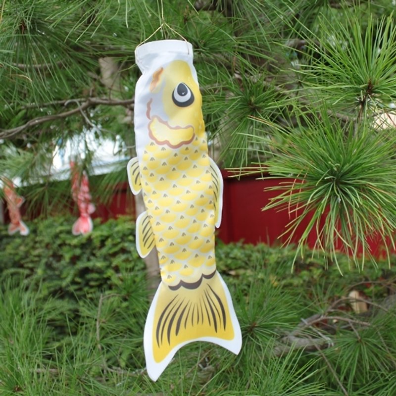 台灣鯉魚旗30CM (金黃) - 擺飾/家飾品 - 其他材質 金色
