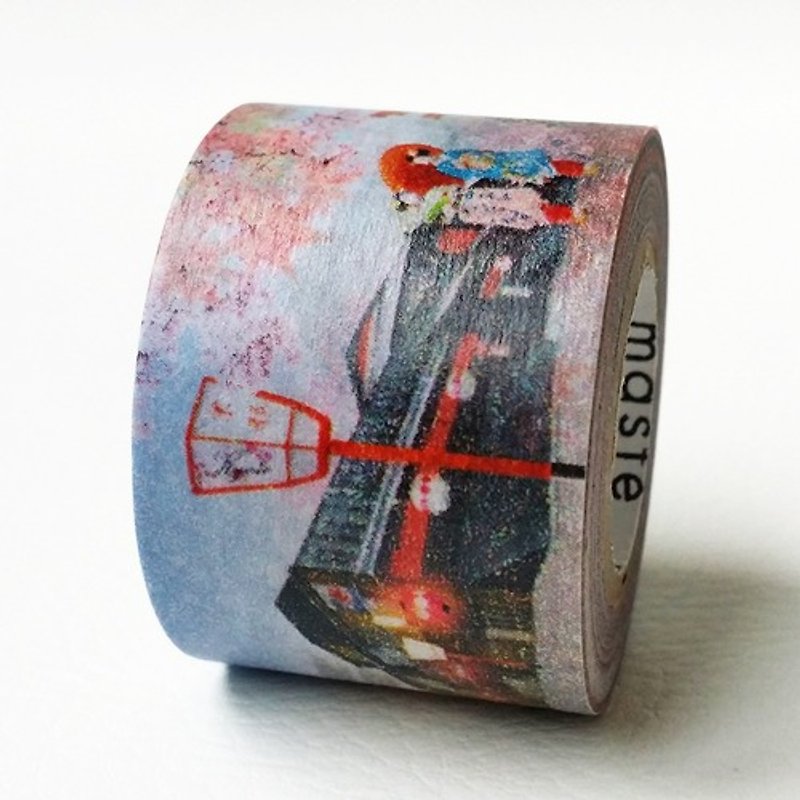 maste and paper tape Multi scattered Japan Series [Kyoto policy (MST-MKT157-A)] - Washi Tape - Paper Multicolor