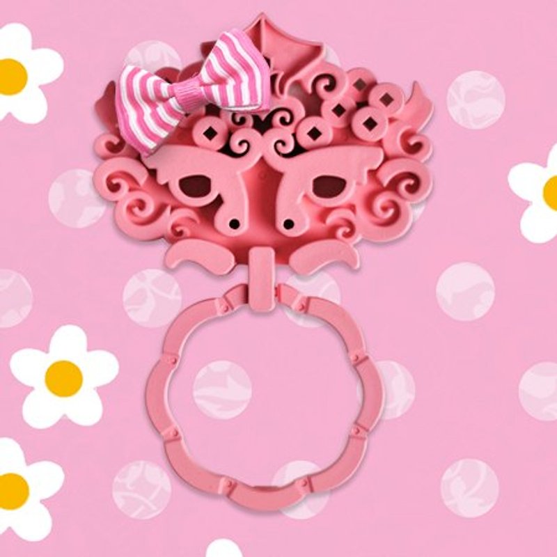 Tao-Tie Dragon Door Knocker Magnet - Pink - Wall Décor - Plastic Pink